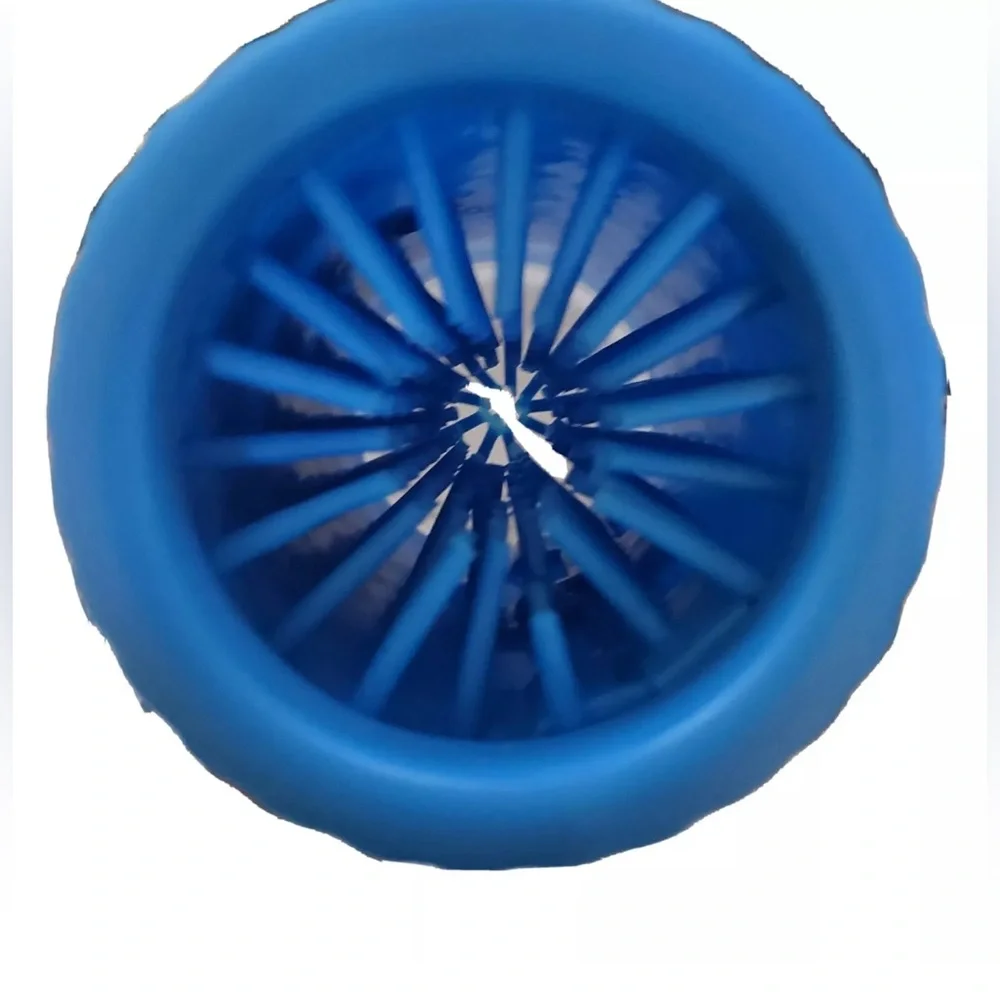 MudBuster Portable Dog Paw Cleaner, Medium, Blue